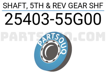 Suzuki 2540355G00 SHAFT, 5TH & REV GEAR SHF