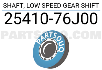 Suzuki 2541076J00 SHAFT, LOW SPEED GEAR SHIFT