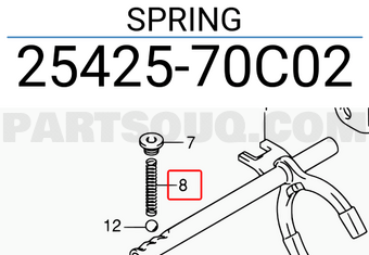 Suzuki 2542570C02 SPRING