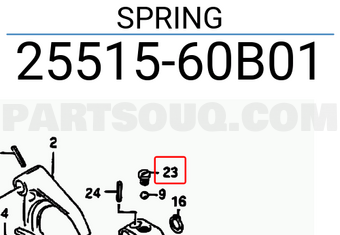 Suzuki 2551560B01 SPRING