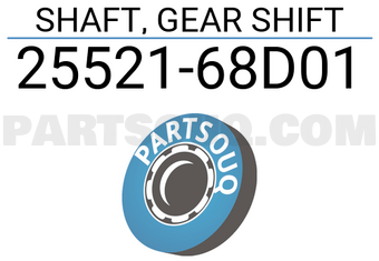 Suzuki 2552168D01 SHAFT, GEAR SHIFT