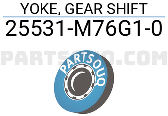 Suzuki 25531M76G10 YOKE, GEAR SHIFT
