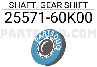 Suzuki 2557160K00 SHAFT, GEAR SHIFT
