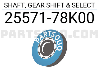 Suzuki 2557178K00 SHAFT, GEAR SHIFT & SELECT