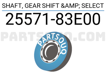 Suzuki 2557183E00 SHAFT, GEAR SHIFT & SELECT