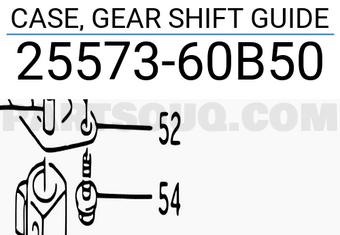 Suzuki 2557360B50 CASE, GEAR SHIFT GUIDE