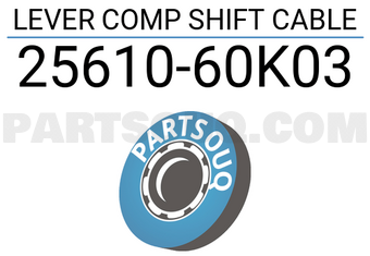Suzuki 2561060K03 LEVER COMP SHIFT CABLE