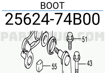 Suzuki 2562474B00 BOOT