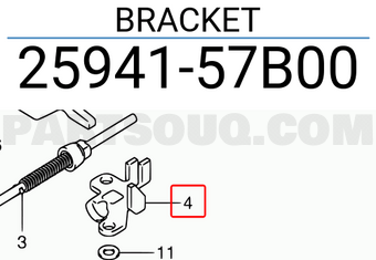 Suzuki 2594157B00 BRACKET