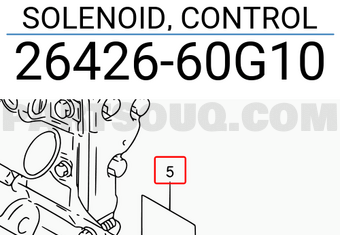 Suzuki 2642660G10 SOLENOID, CONTROL