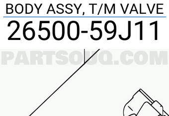 Suzuki 2650059J11 BODY ASSY, T/M VALVE