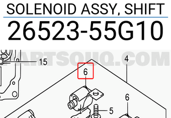 Suzuki 2652355G10 SOLENOID ASSY, SHIFT