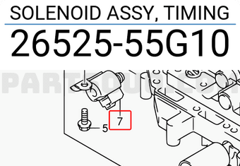 Suzuki 2652555G10 SOLENOID ASSY, TIMING