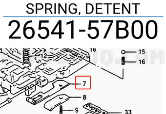 Suzuki 2654157B00 SPRING, DETENT