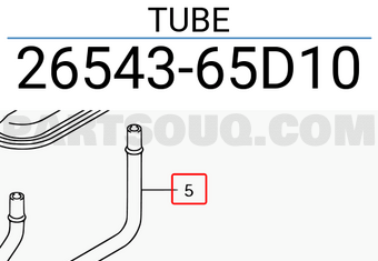 Suzuki 2654365D10 TUBE