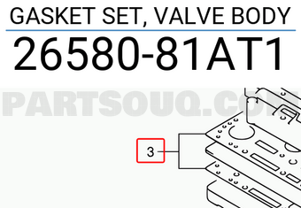 Suzuki 2658081AT1 GASKET SET, VALVE BODY
