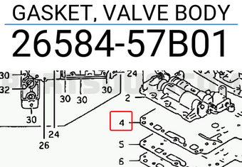 Suzuki 2658457B01 GASKET, VALVE BODY