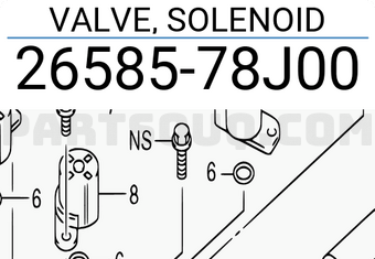 Suzuki 2658578J00 VALVE, SOLENOID