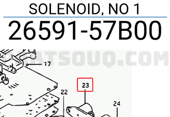 Suzuki 2659157B00 SOLENOID, NO 1