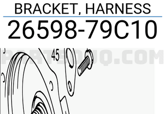 Suzuki 2659879C10 BRACKET, HARNESS