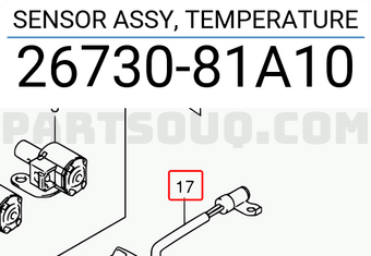 Suzuki 2673081A10 SENSOR ASSY, TEMPERATURE