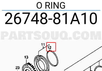 Suzuki 2674881A10 O RING