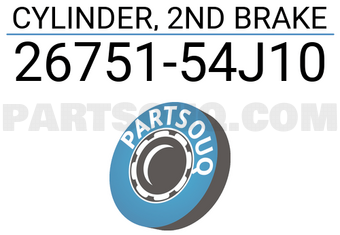 Suzuki 2675154J10 CYLINDER, 2ND BRAKE