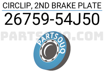 Suzuki 2675954J50 CIRCLIP, 2ND BRAKE PLATE