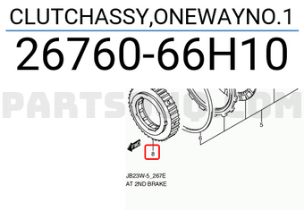 Suzuki 2676066H10 CLUTCHASSY,ONEWAYNO.1