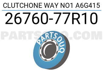 Suzuki 2676077R10 CLUTCHONE WAY NO1 A6G415