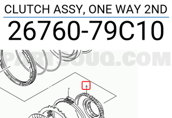 Suzuki 2676079C10 CLUTCH ASSY, ONE WAY 2ND