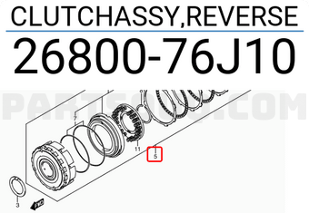 Suzuki 2680076J10 CLUTCHASSY,REVERSE