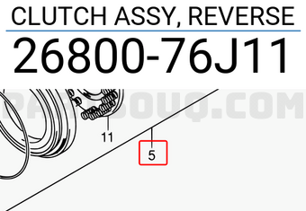 Suzuki 2680076J11 CLUTCH ASSY, REVERSE
