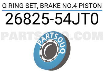 Suzuki 2682554JT0 O RING SET, BRAKE NO.4 PISTON
