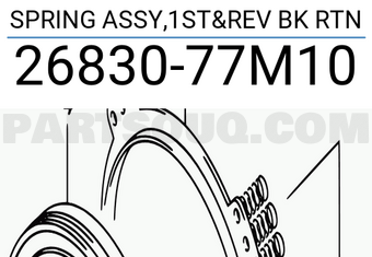 Suzuki 2683077M10 SPRING ASSY,1ST&REV BK RTN