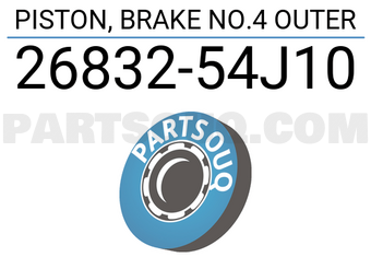 Suzuki 2683254J10 PISTON, BRAKE NO.4 OUTER