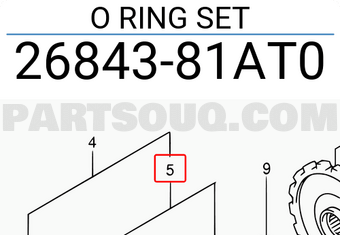 Suzuki 2684381AT0 O RING SET