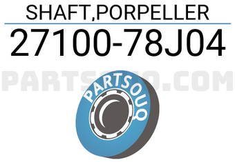 Suzuki 2710078J04 SHAFT,PORPELLER