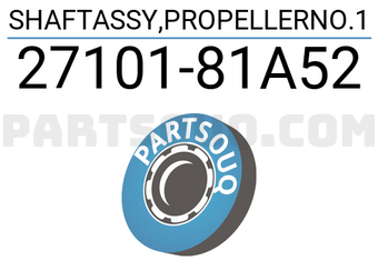 Suzuki 2710181A52 SHAFTASSY,PROPELLERNO.1