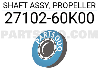 Suzuki 2710260K00 SHAFT ASSY, PROPELLER