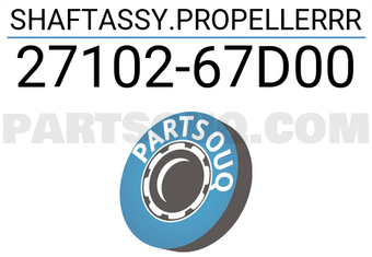 Suzuki 2710267D00 SHAFTASSY.PROPELLERRR