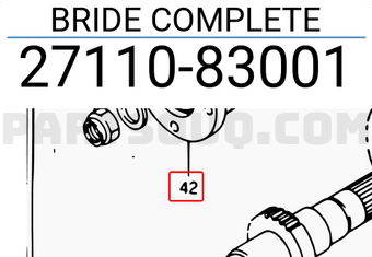 Suzuki 2711083001 BRIDE COMPLETE