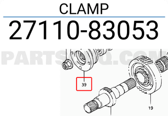 Suzuki 2711083053 CLAMP