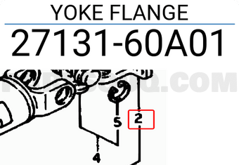 Suzuki 2713160A01 YOKE FLANGE
