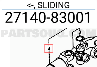 Suzuki 2714083001 <-, SLIDING