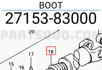 Suzuki 2715383000 BOOT