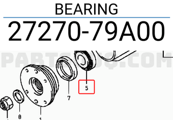 Suzuki 2727079A00 BEARING