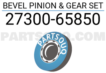 Suzuki 2730065850 BEVEL PINION & GEAR SET