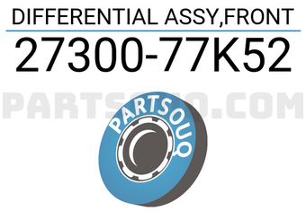 Suzuki 2730077K52 DIFFERENTIAL ASSY,FRONT