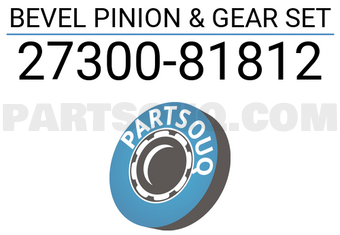 Suzuki 2730081812 BEVEL PINION & GEAR SET